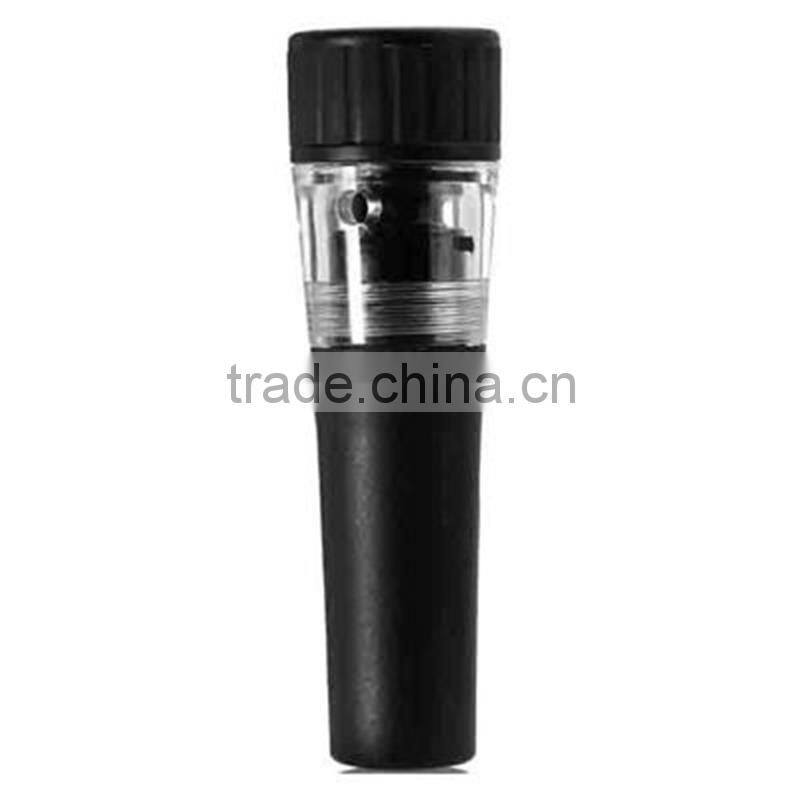Black Vacuum Wine Champagne Bottle Stopper Air Sealer Plug Pull Type,Beverage Bottle Stoppers