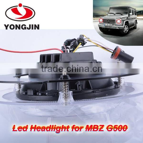 High / low beam 90w 75w 11 inch led headlight for MBZ G500