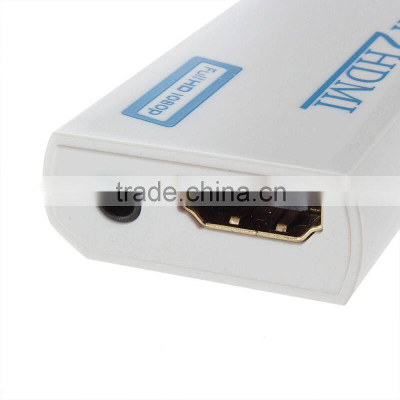 HD Converter Converting Wii Video/Audio to HDMI 1080P on HDTV/Monitor