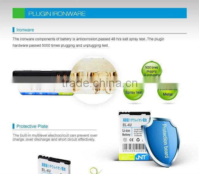 Batteries of cell phone work for Nokia E66/8800Arte/8900/3120c/8800Sappbire Arte/6212c/6600s/8800 Goid Arte etc.models