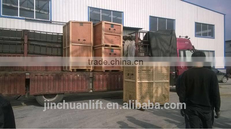 6m aluminum alloy single mast hydraulic electric vertical man platform lift