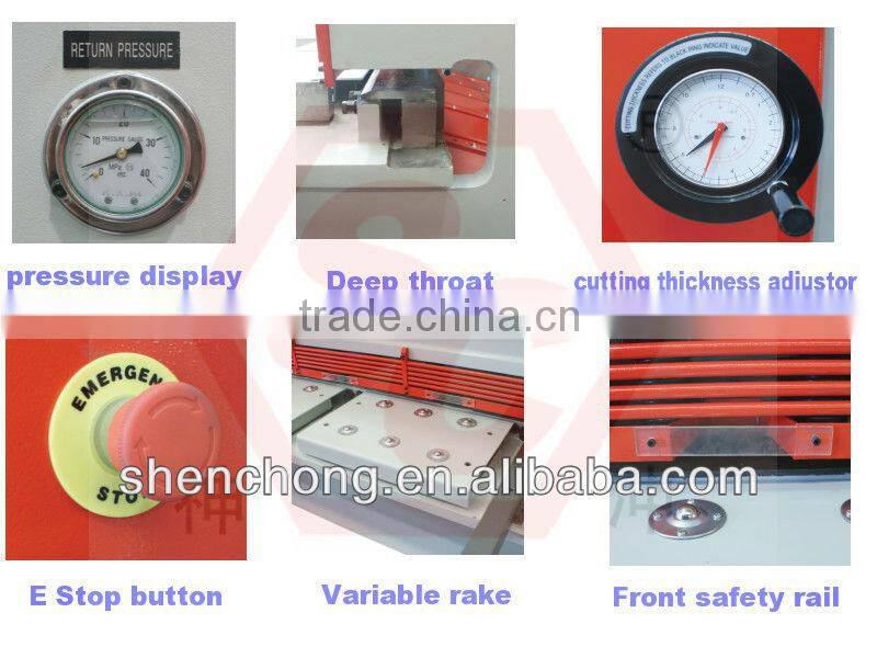 CNC Hydraulic Shearing Machine 4000mm,guillotine cutting machine