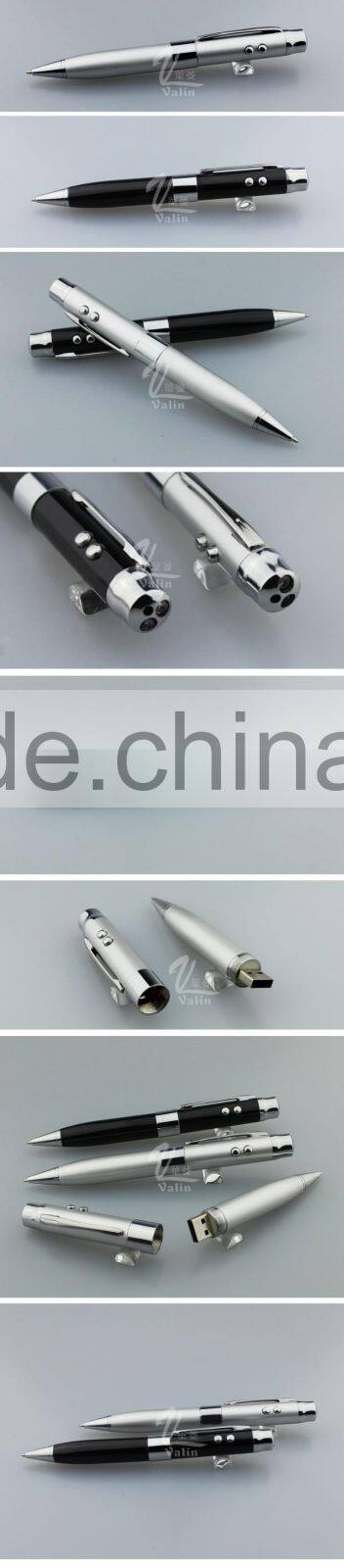 high-end fashion popular metal USB light ball pen