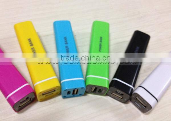 New design lipstick portable charger power bank 2600mah
