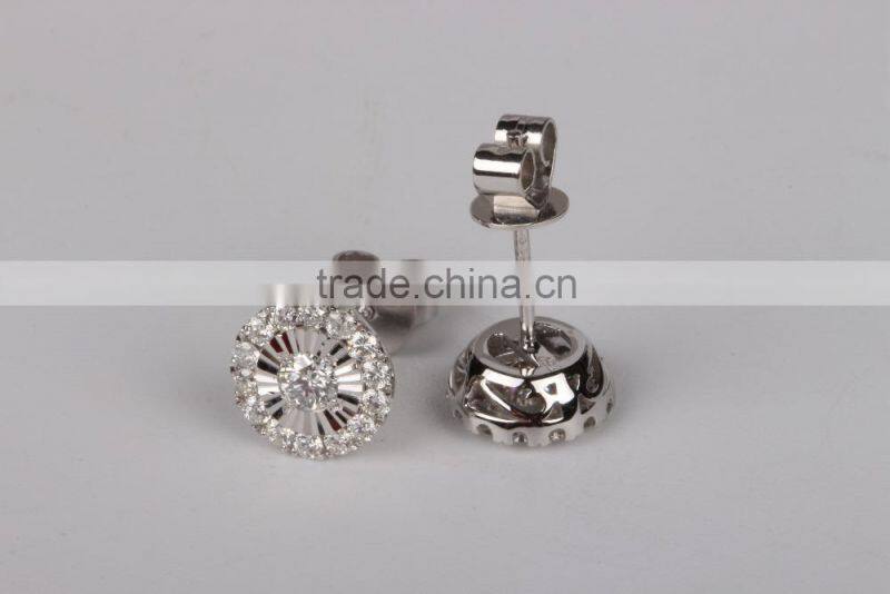 Wholesale New Fashion Silver Malachite Earring