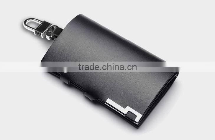 2016 New Design pu Key Bag Promotional Gifts Key Case Custom Logo Key Holder Manufactory