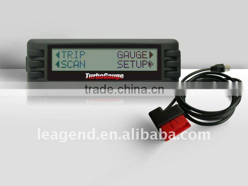 OBD2 car trip computer TurboGauge IV with slim design