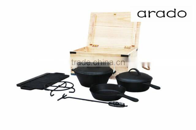 Japanese cast iron wok