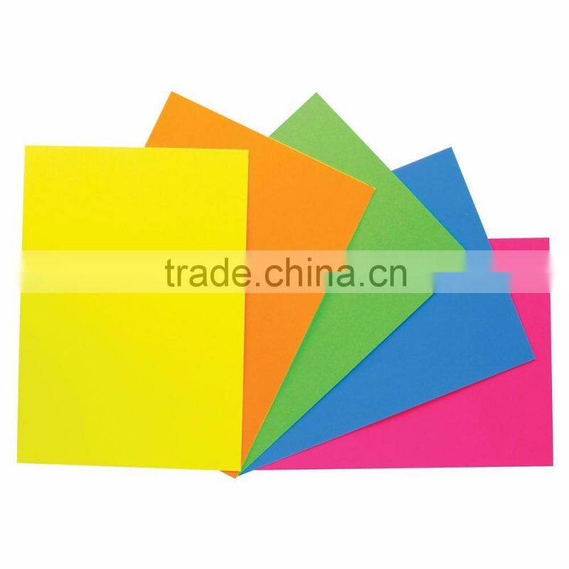 Mont Marte Fluro Art Card A4 Pack 5 cols 230gsm 30pce