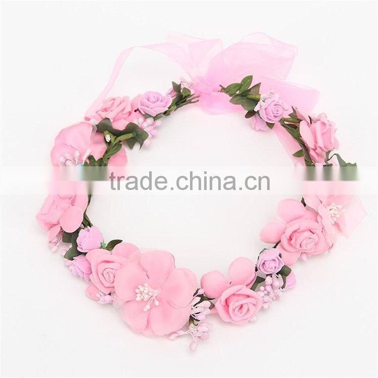 DSFG001C Hot Diy flower crown garland Children's hair accessory Head band/ hair band