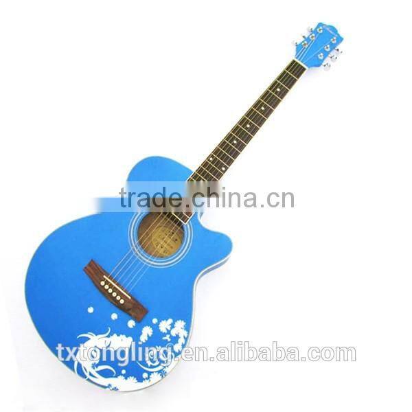 Blue Color Guitar Musical Instrument (TL-0038)