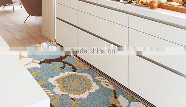 modern luxury pattern custom anti-slip bathroom cow mat