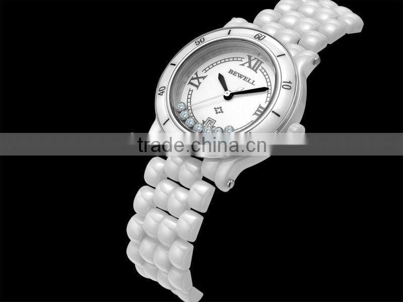china supplier factory direct OEM High Quality charming Ceramic Women's Wristwatch With Calendar