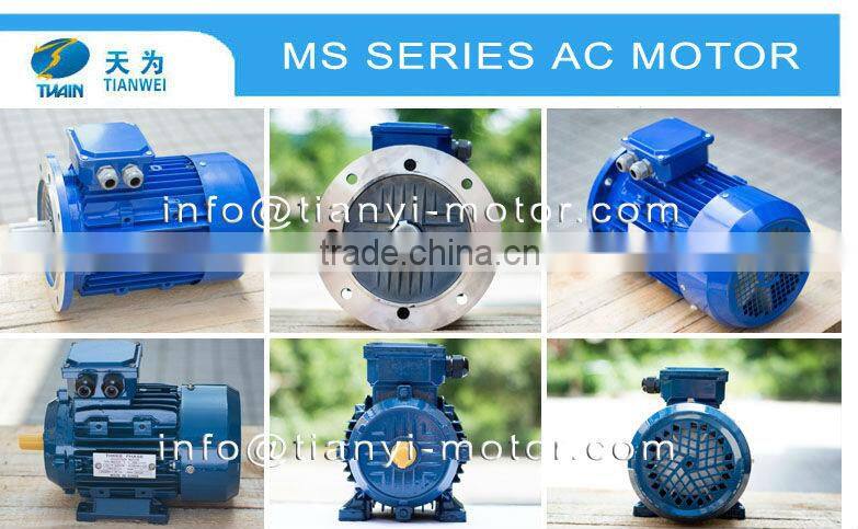 MS Three Phase Aluminum Shell Motor