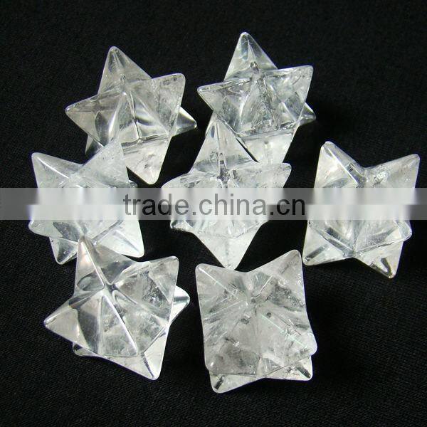 Natural Crystal Quartz Merkaba Star For Wholesale