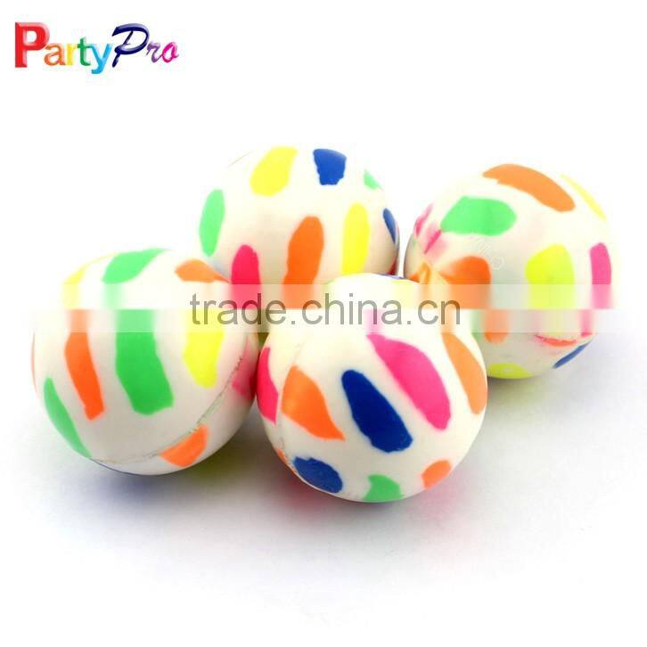 EN71 high quality rainbow bouncing balls 60mm
