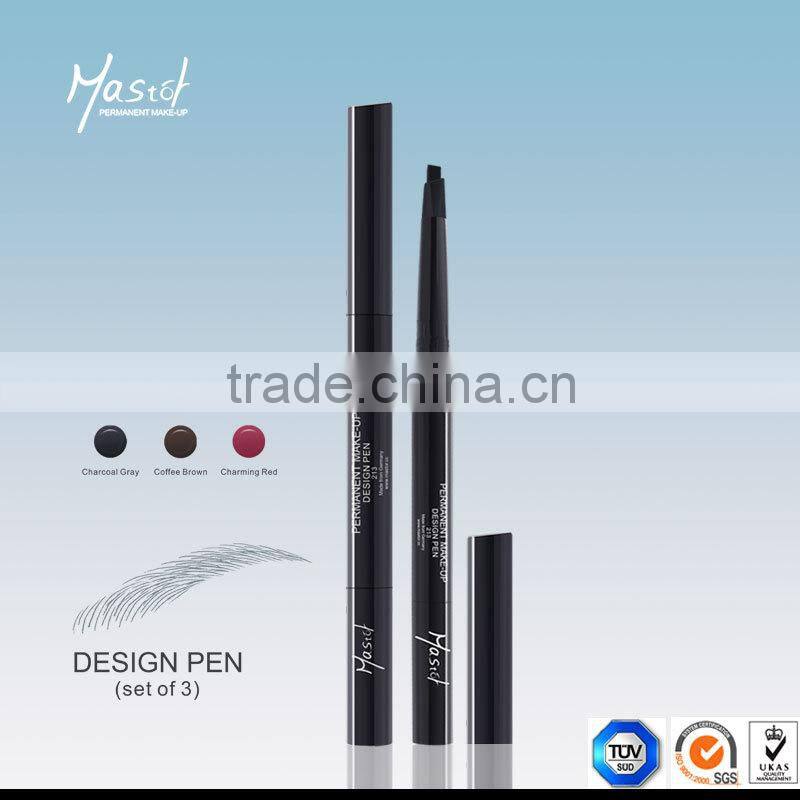 Permanent Makeup Accessories Waterproof Eyebrow Desigh Pencil