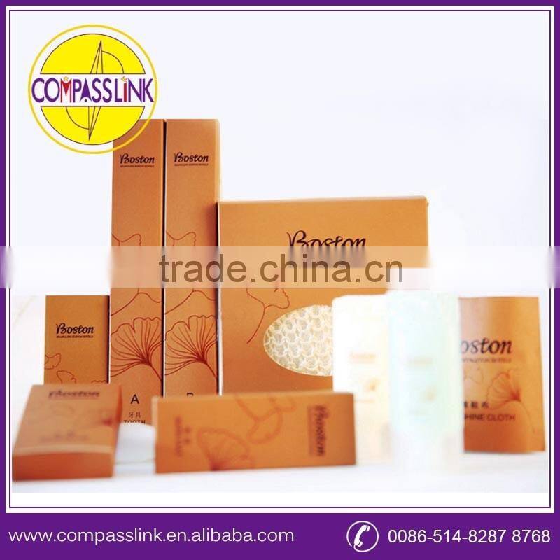 Luxury design hotel bathroom hotel amenities set/luxury hotel amenities kit