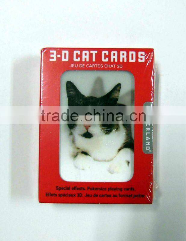 3D lenticular playing card