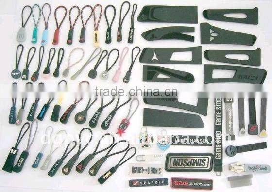 Good style Transparent zipper head,pvc zipper puller,zipper top