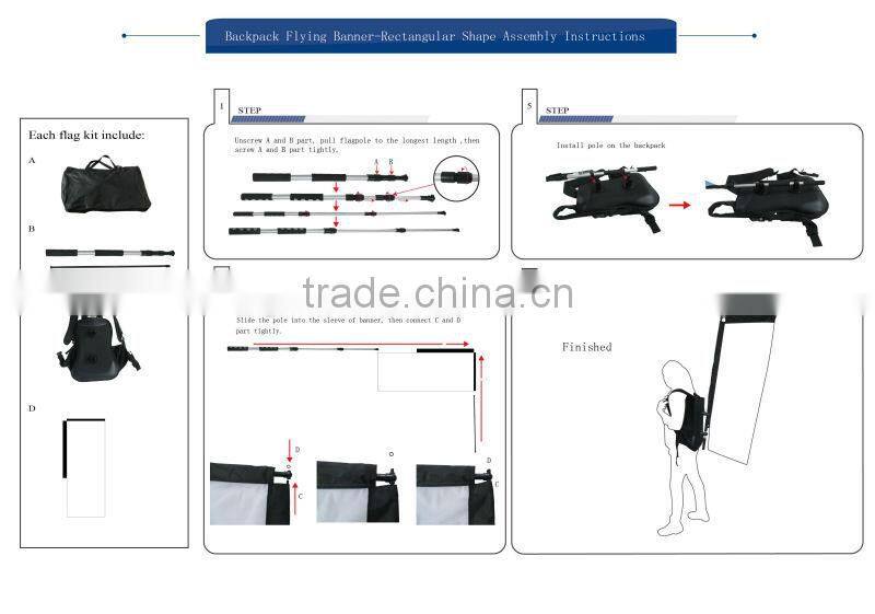 outdoor walking backpack x banner and outdoor walking backpack x banner