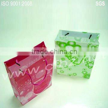 Clear plastic stationery bags with zipper