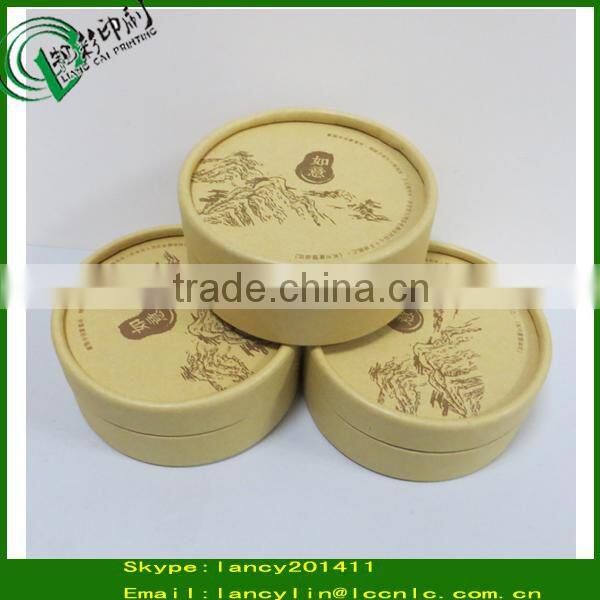 round cake paper box kraft paper round box round tea paper box