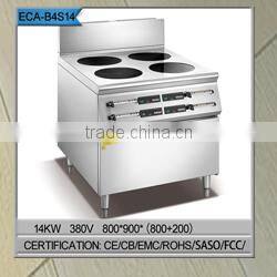 4 burner China electric commercial induction cooking