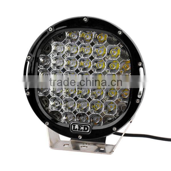 Car accessories , 9" 185W LED Driving Light High Intensity Black Red Led Work Light For Offroad 4x4 4WD 185W