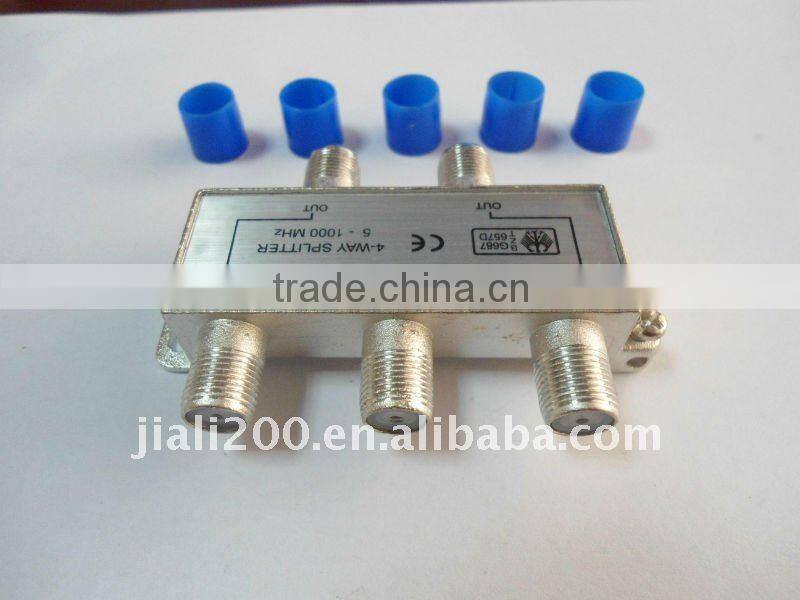 4 Way CATV Splitter