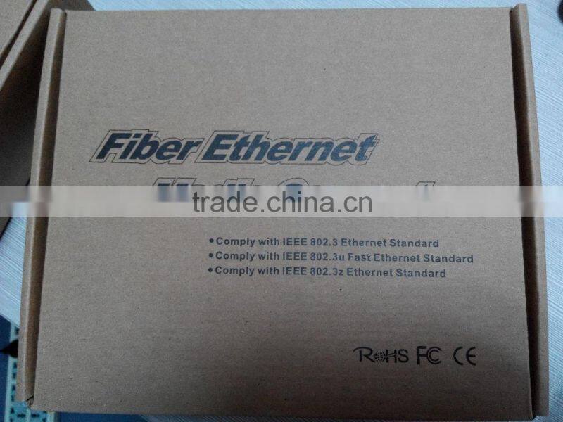 1000M 2RJ45 2 Slots SFP Fiber Media Converter