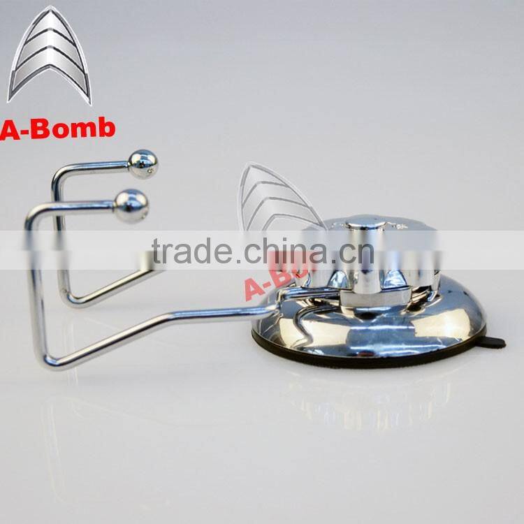 2016 A-bomb No drilling No tool No screw No rust 304 stainless steel TPU vacuum suction metal wall hook