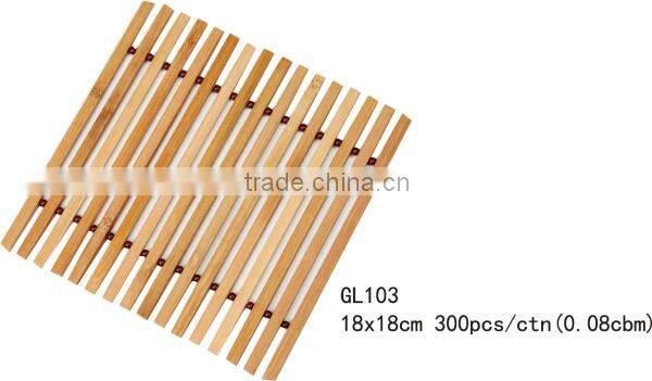 2014 Fashion bamboo dinner mat
