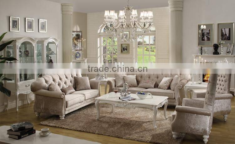 high quality 5428# antique classic fabric sofa