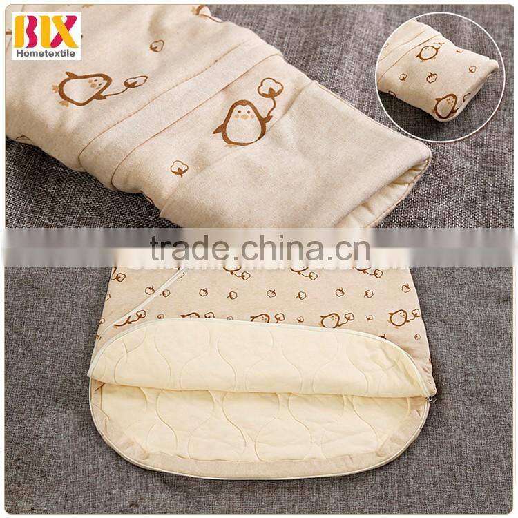 gaoyang textile winter quilted cotton kids sleeping robes with zip