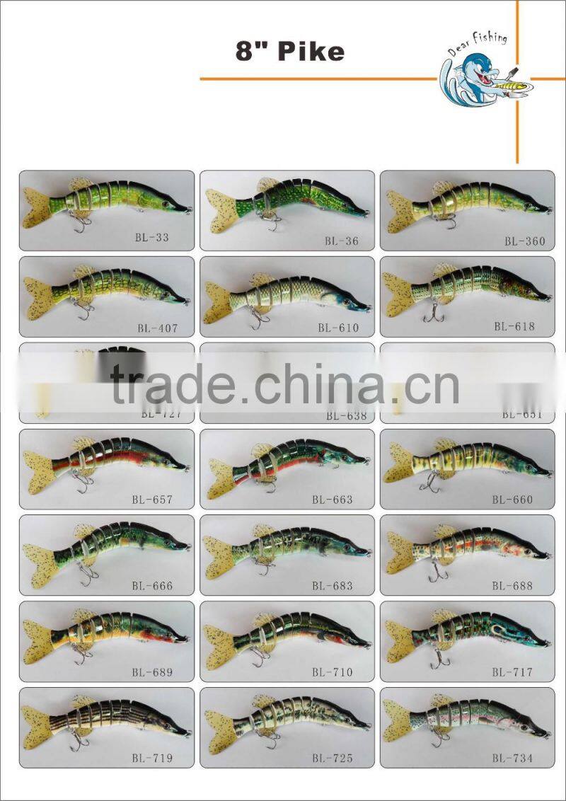multi jointed fishing lures cheap pike lures swimbait fishing lures