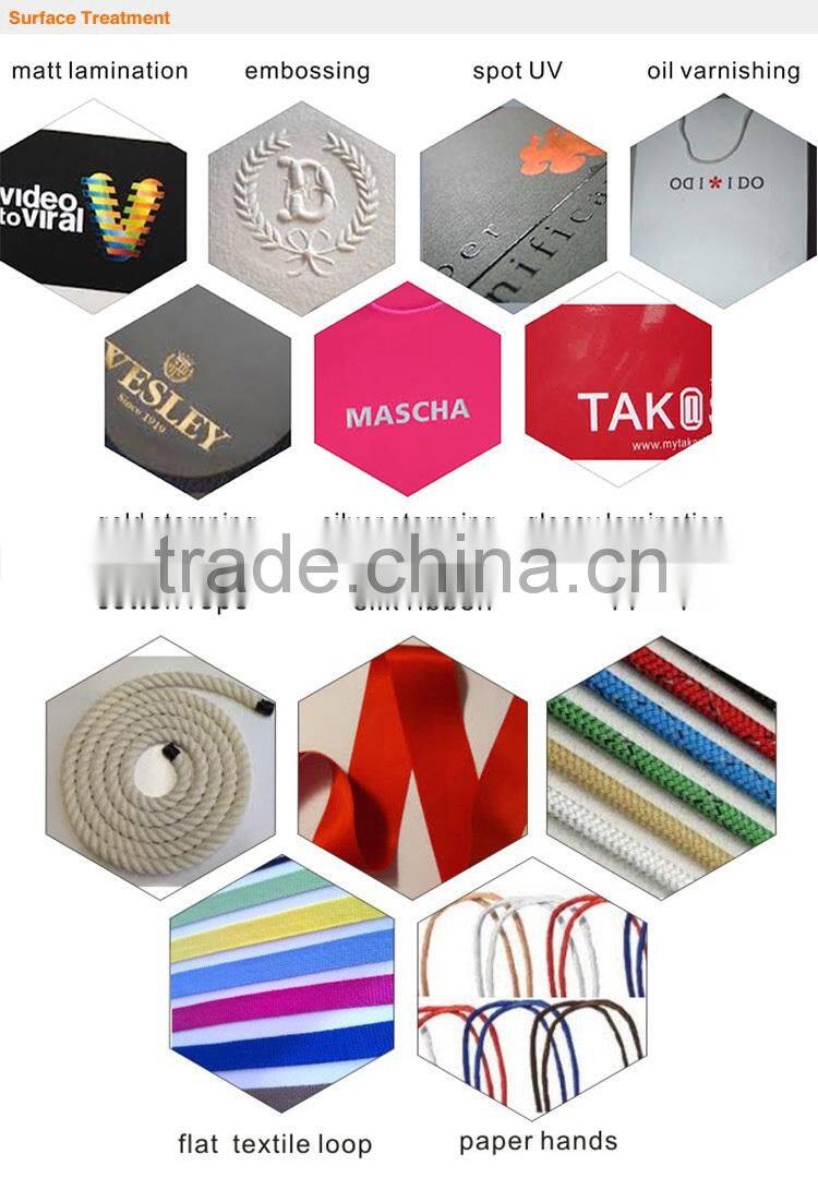 hot stamping recycle cloth shopping bag with handle