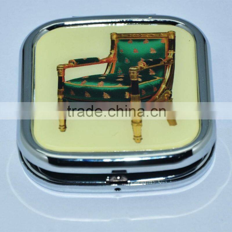 Top grade professional metal compact cosmetic mirror