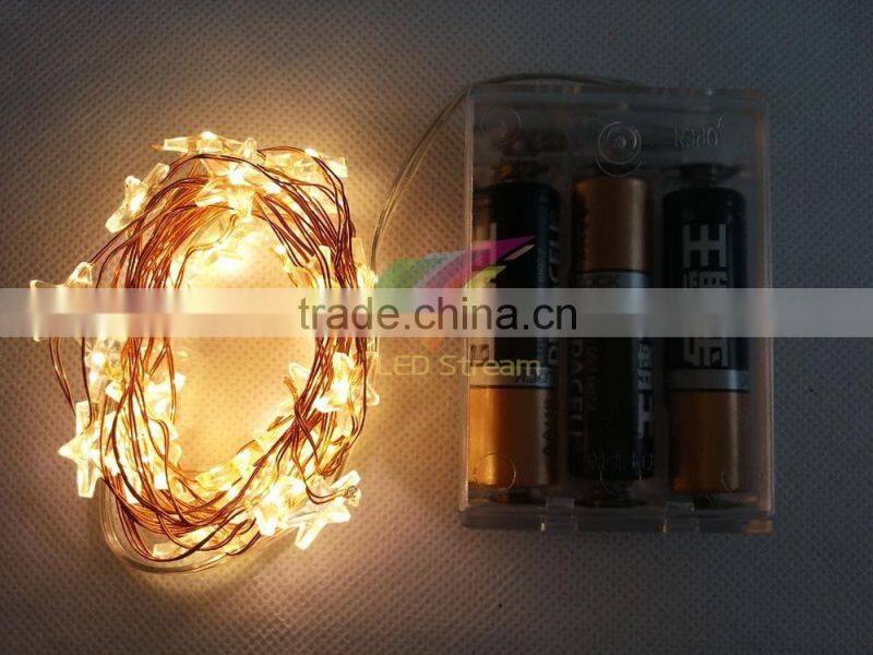 Star/Snowflake/Christmas tree/Heart shape Fairy LED String Lights