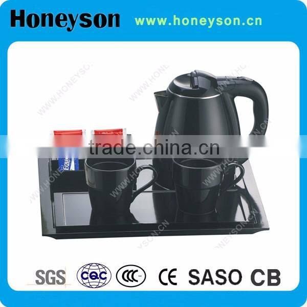 B-K12 hotel supplies electric kettle service tray and sachet holder
