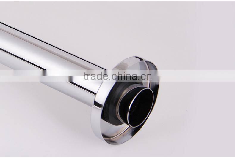 Small modern brass bottle trap with wall extension SL6707(05)