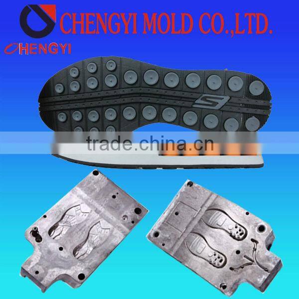 2014 aluminium die for eva sport shoe sole maker