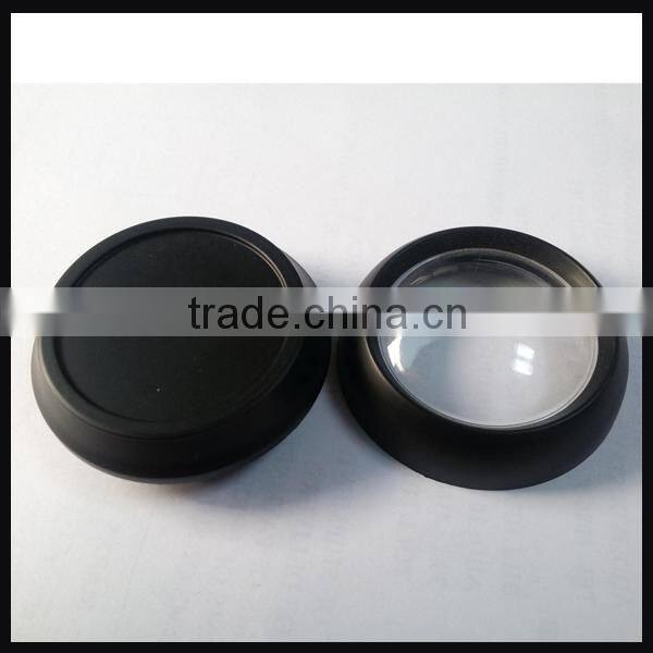 3g black small plastic cosmetic jar for nail