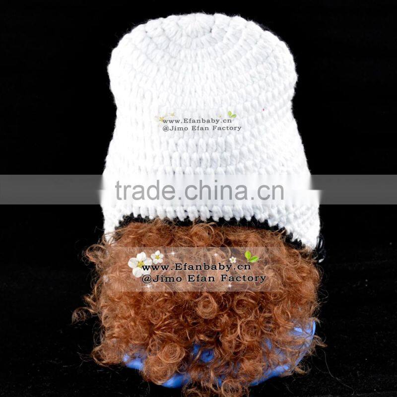 crochet girls cartoon hats & baby winter caps or children