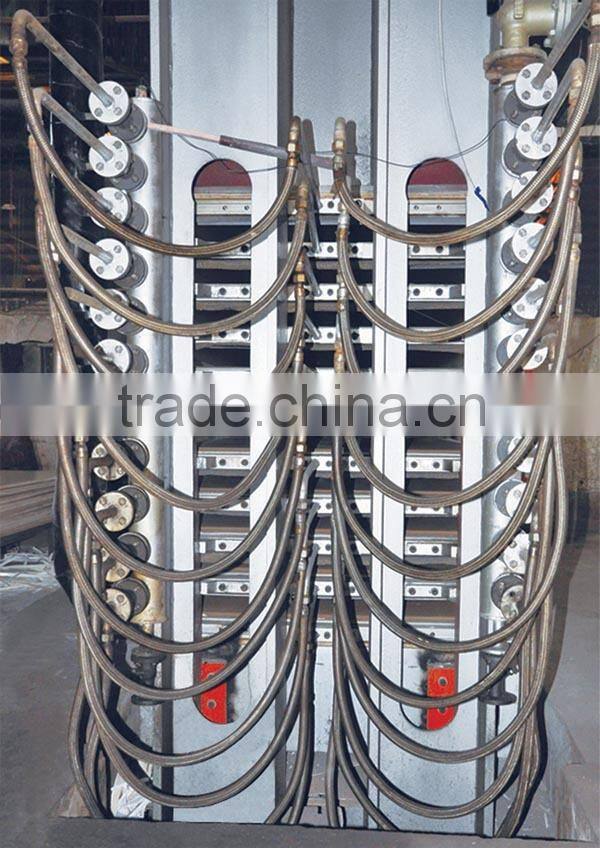 Multilayer Melamine Laminating Hot Press Machinery 100mm Between Hot Platens