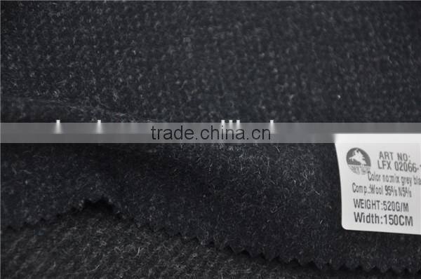 Wholesale high quality wool nylon woolen costume tweed fabric