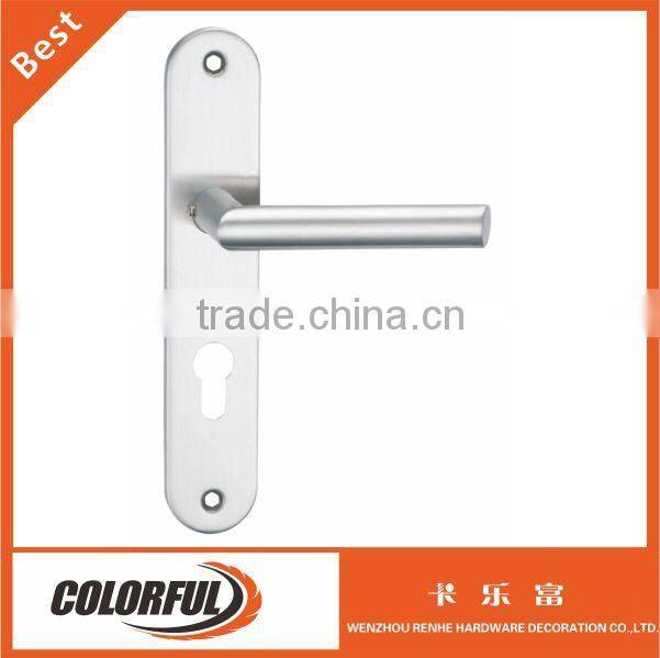 door handles on plate exit door