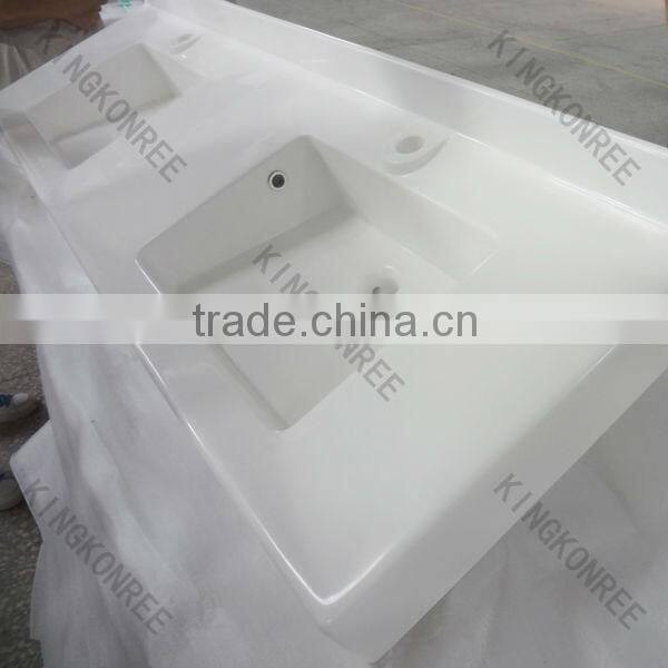 oval solid surface undermount bathroom vanity bar sink