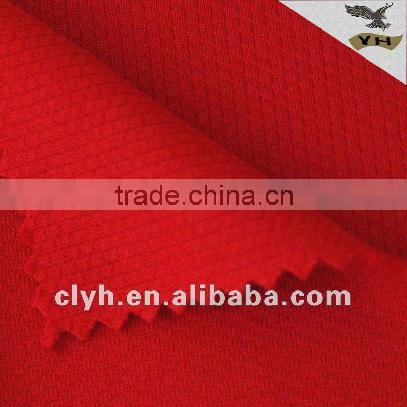Polyester sweat resistant sportswear wicking fabric
