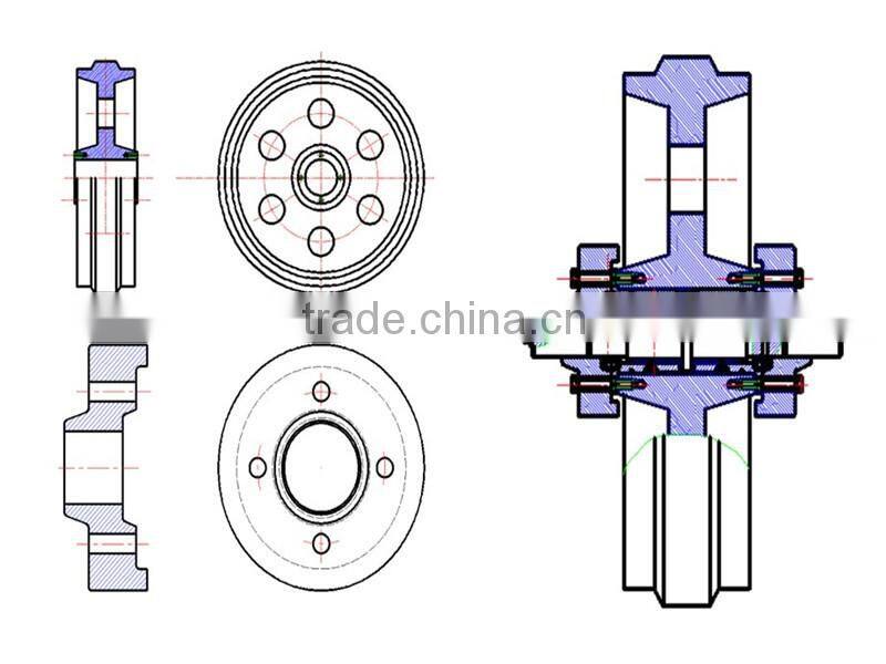 D10 Front Idler Bulldozer Spare Parts